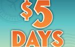Image for $5 Days Admission (Valid March 16, 29, and April 5 ONLY) 