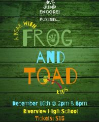 Image for Frog And Toad The Musical 6:00PM EST