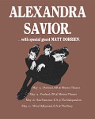 Image for ALEXANDRA SAVIOR, with Matt Dorrien, All Ages *RESCHEDULED FROM LOLA'S ROOM 1/25*