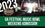 GA Festival Music Bowl Weekend Admission