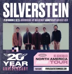 Image for SILVERSTEIN, with Can't Swim and The Plot In You *Moved to Roseland Theater**