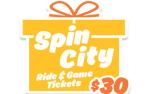 Image for SpinCity Ride & Game Vouchers