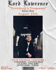 Image for *CANCELED* LORD LAWRENCE - "Everything is Temporary" Release Show