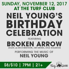 Image for NEIL YOUNG’S BIRTHDAY CELEBRATION featuring BROKEN ARROW performing the music of Neil Young