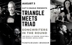 Image for Triangle Meets Triad: Songwriters in the Round - SEATED SHOW, with Jon Shain & FJ Ventre, Violet Bell, Sam Frazier, Abigail Dowd