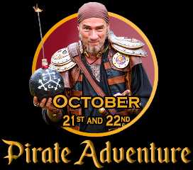 Sunday, October 22, 2023 - Pirate Adventure - Weekend 3