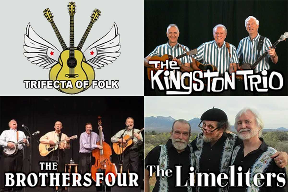 Trifecta Of Folk: The Kingston Trio, The Brothers Four and The Limeliters (3 PM)