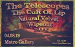 Image for The Telescopes, with The Cult Of Lip, Natural Velvet and Wipeout