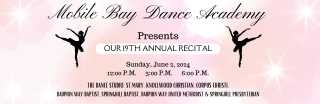 Image for Mobile Bay Dance Academy 3:00 Recital